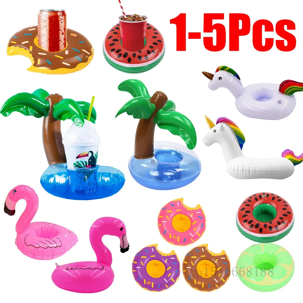 Solfetti Flamingo Pool Drink Holder — product photo 1
