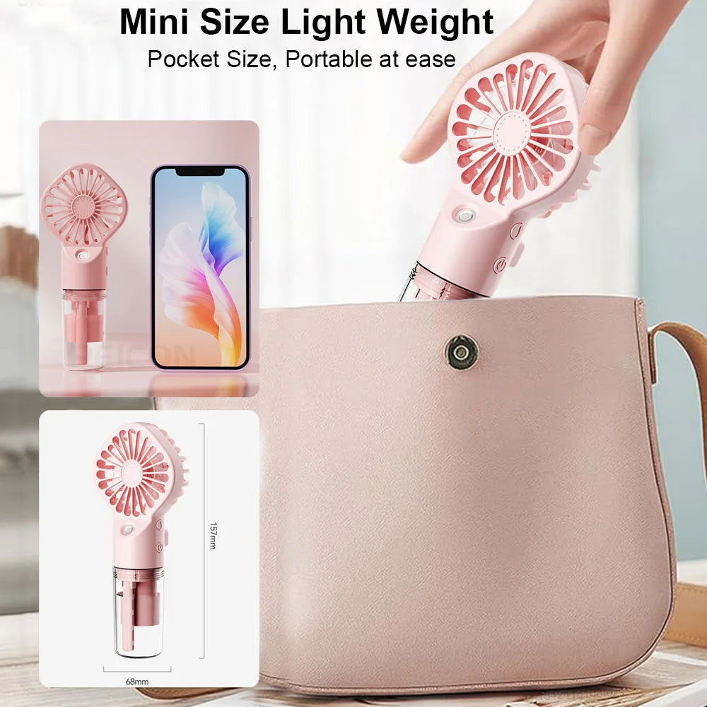 Solfetti Mini Mist Handheld Fan — product photo 6